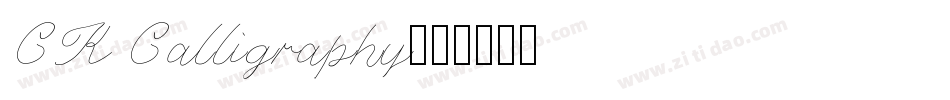 CK Calligraphy字体转换
